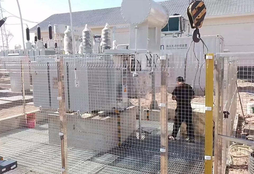 New energy SVG transformers of Chenyu Electrical connected at various sites